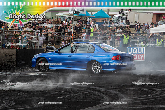 Summernats 28 Sunday 4 Jan 2015  BD  (8411)  NUTTD8 BURNOUT
