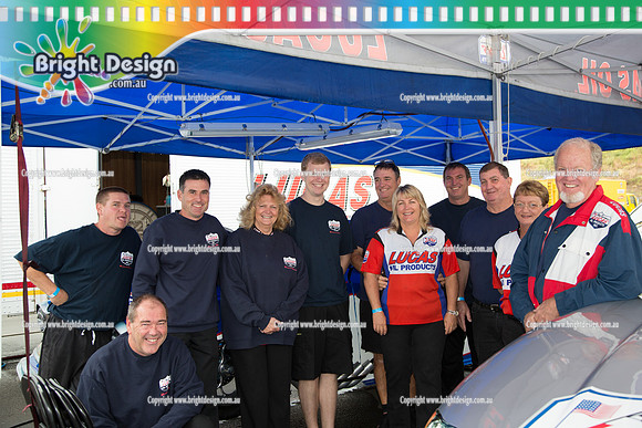 X-Champs @ Sydney Dragway SAT 3 May 2014  (4014)  TD 76 TOP DOOR SLAMMER GARY PHILLIPS  CROWD
