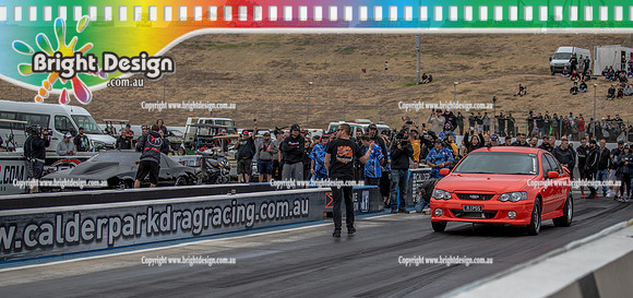 Street Outlaws NPK No Prep Kings vs Australia @ Calder D2 19 March 2023 (148240) KYE KELLY 6481 RiPSS MARIA PASSOS