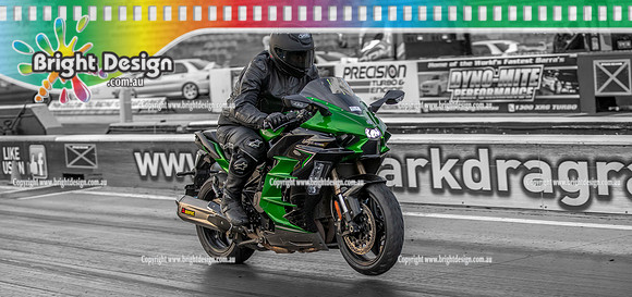 Funday Sunday @ Calder Park Drag Racing 1 June 2025 (181563)-2 BIKE SELECTIVE COLOUR TBC GREEN