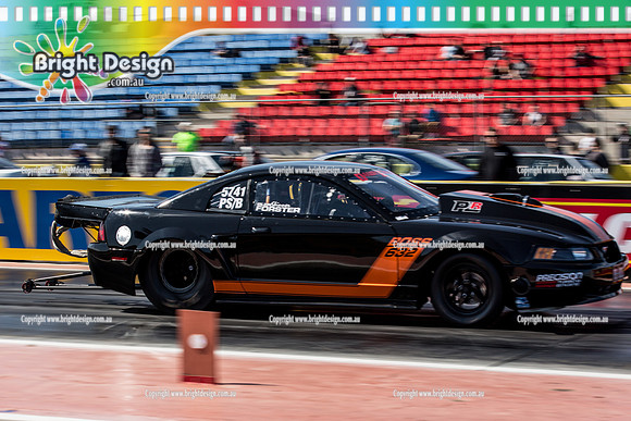 ANDRA Street Outlaws Drag Racing Quals Rnd 5 @ Calder Park 24 September 2014 (24101)  PSB 5741  GLEN SKINNER FORSTER  PSBBOS