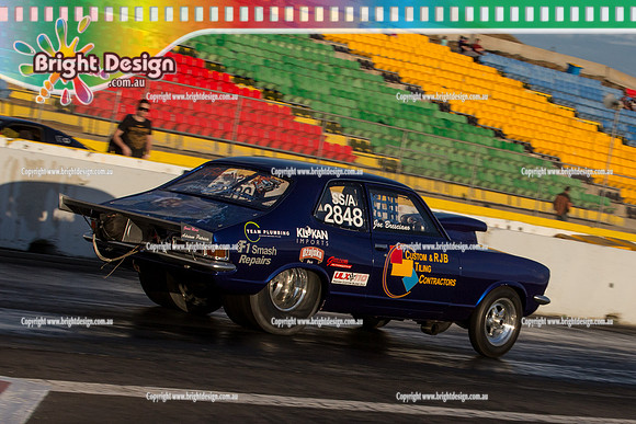 ANDRA Street Outlaws Drag Racing Quals Rnd 6 @ Calder Park 10 October 2014  (25713)  BRESC SSA 2848   JOE BRESCIANO