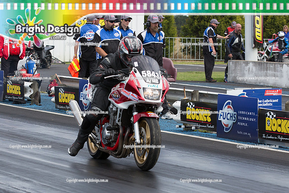Summit Sportsman Series Rnd 1 Drag Racing 17 Jan 2015 @ Portland  (10150)  BIKE