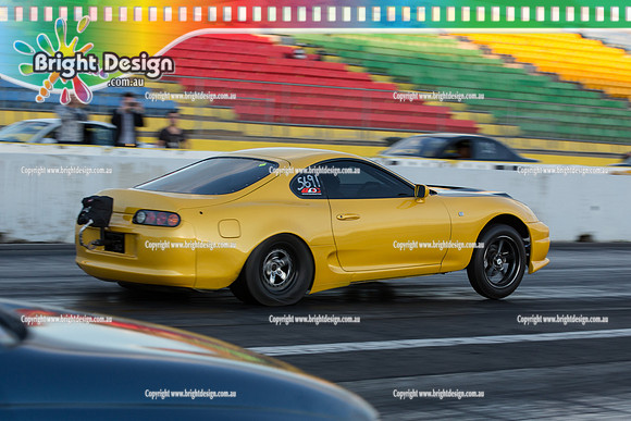 ANDRA Street Outlaws Drag Racing Quals Rnd 6 @ Calder Park 10 October 2014  (25891)  YELLOW TBC  5691