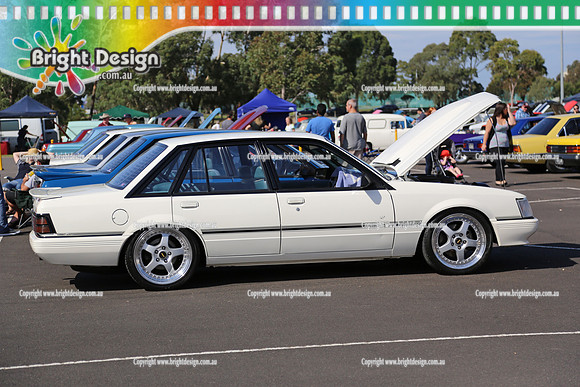 All Holden Day @  Dandeonong 7 April 2013  Bright Design (1258)  WHITE VK tbc
