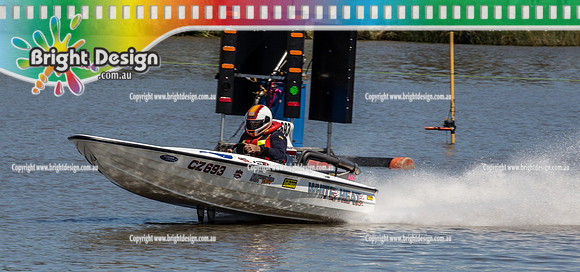 VDBC Victorian Drag Boat Club Wet'n'Wild RND 2 Nationals 26 Feb 2017 @ NWSC (12255) WHITE HEAT