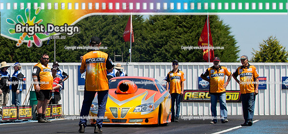 Areoflow Nitro Funny Cars @ Portland 1 Feb 2014  (1039)  AAPA 990 HUGO    RACE GLIDES  CROWD