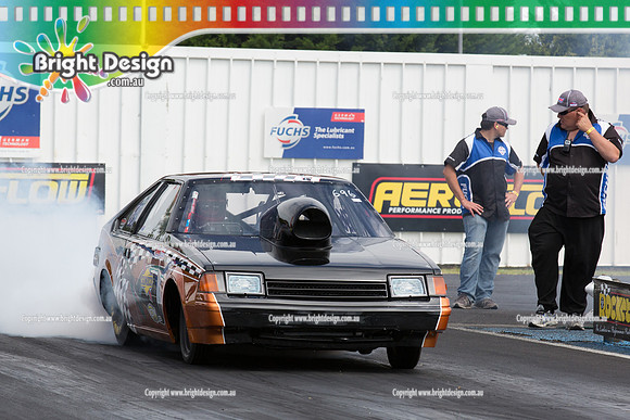Summit Sportsman Series Rnd 1 Drag Racing 17 Jan 2015 @ Portland  (10160)   SG 696 COLIN GRIFFIN