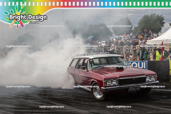 Summernats 28 Sunday 4 Jan 2015  BD  (8296)  POPSHZ BURNOUT