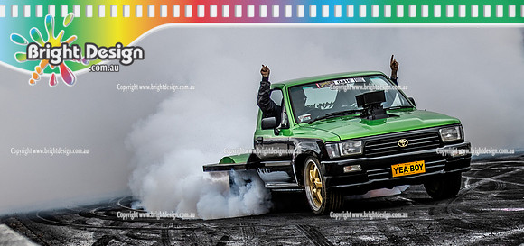 Summernats 34 Friday 7 Jan 2022  BDMP4181-2  TERRY McNAMARA  YEABOY BURNOUT