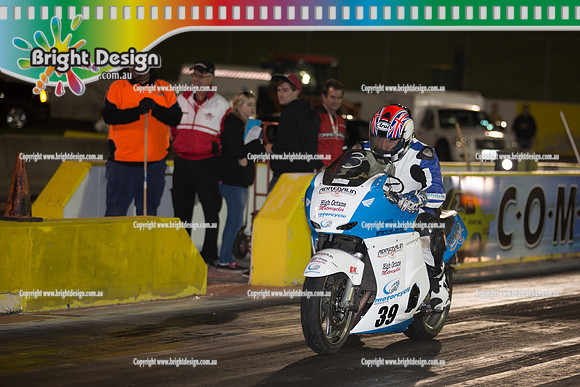 ANDRA Street Outlaws Drag Racing Quals Rnd 4 @ Calder Park  5 August 2014 (22991)  BIKE