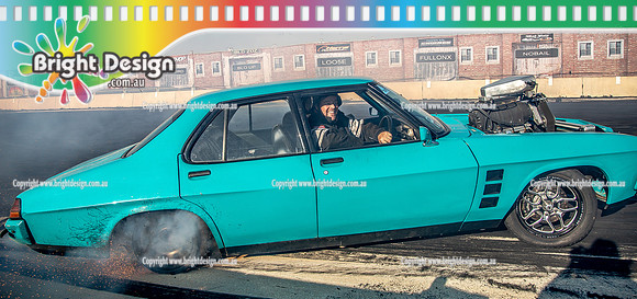 Skid City Day 4 @ Swan Hill Sept 2023 (12340) FULLONX BURNOUT RICK FULLER