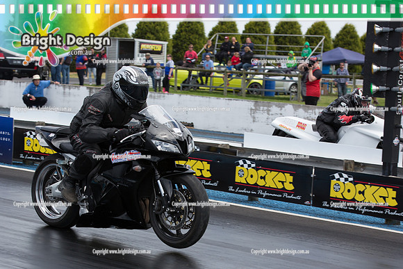 Summit Sportsman Series Rnd 1 Drag Racing 17 Jan 2015 @ Portland  (10143)  BIKE