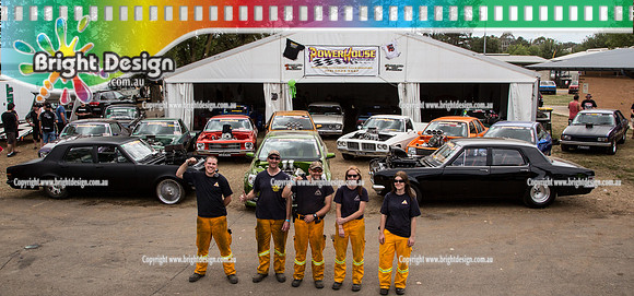 Summernats 28 Sunday 4 Jan 2015  BD  (7603)  GIPPSLAND TUFF STREETERS POWER HOUSE ENGINES CFA CROWD