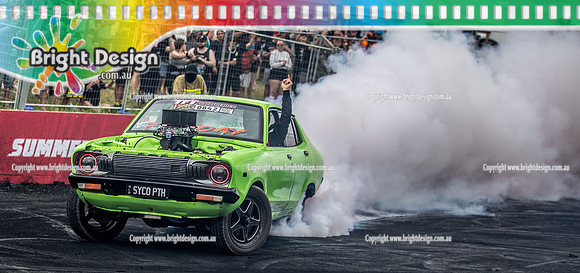 Summernats 34 Friday 7 Jan 2022  BDMP4019  SYCOPTH BURNOUT