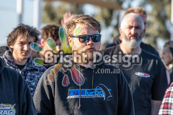 Street Machine Drag Challenge Weekend 3 SMDCW3 March 2022  BDMP1074  MILDURA DRIVERS BRIEFING CREW