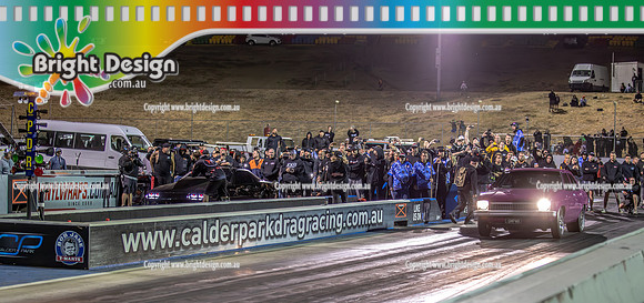 Street Outlaws NPK No Prep Kings vs Australia @ Calder D2 19 March 2023 (149520) KYE KELLY 4767 GMPWR