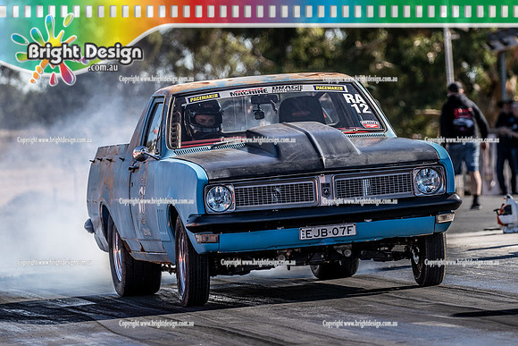 SMDC W3 Street Machine Drag Challenge Weekend 3 VIC March 2022 BDMP0447 EJB07F UTE