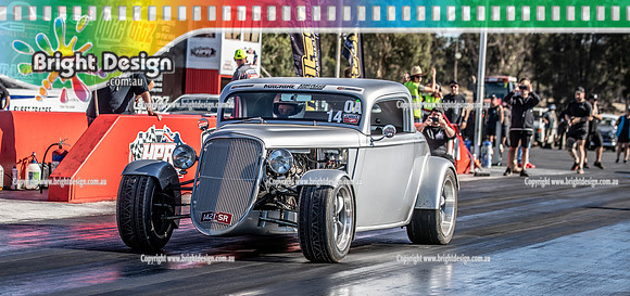 Street Machine Drag Challenge Weekend 3 SMDCW3 March 2022  BDMP3496  1421SR JIM SAKELLARIDIS PETER HARA