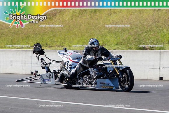 X-Champs @ Sydney Dragway SUN 4 May 2014  (6528)  BIKE TOP FUEL MOTORCYCLE TBM 1877 LEONARD AZZOPARDI