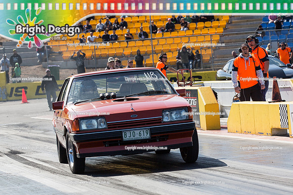 ANDRA Street Outlaws Drag Racing Quals Rnd 5 @ Calder Park 24 September 2014 (24192)  BJO619
