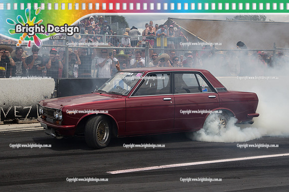 Summernats 28 Sunday 4 Jan 2015  BD  (7642)  QIK510 BURNOUT