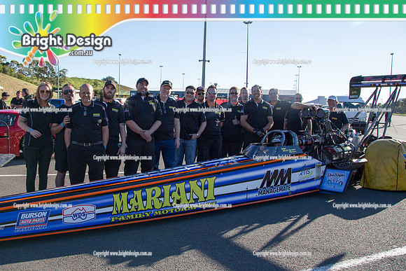X-Champs @ Sydney Dragway SUN 4 May 2014  (7039)  TOP FUEL  TF 3546  MARK MARIANI FAMILY MOTORSPORT  CROWD