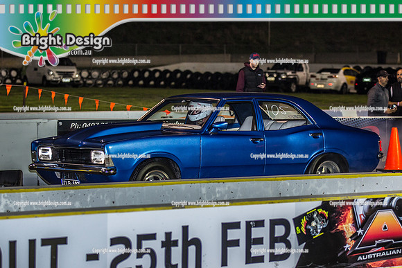 KOTH King of the Hill & Fast Friday @ Calder Park Drag Racing Friday 5 MAY 2017 (83769) CLB682 CORTINA