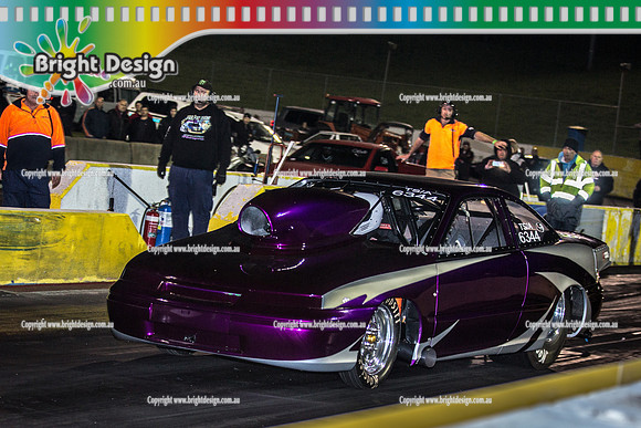 KOTH King of the Hill & Fast Friday @ Calder Park Drag Racing Friday 5 MAY 2017 (83881) 6344 PURPLE CALIBRA VICTOR