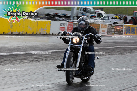 ANDRA Street Outlaws Drag Racing Qualifiers Rnd 3 @ Calder Park  SUN 24 Aug 2014   (21375)  BIKE