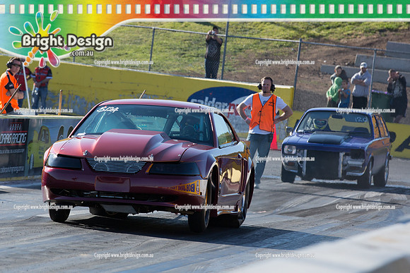 ANDRA Street Outlaws Drag Racing Quals Rnd 5 @ Calder Park 24 September 2014 (25118)  STEVE ATHANS