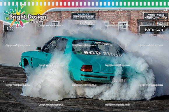 Skid City Day 4 @ Swan Hill Sept 2023 (12323) FULLONX BURNOUT RICK FULLER
