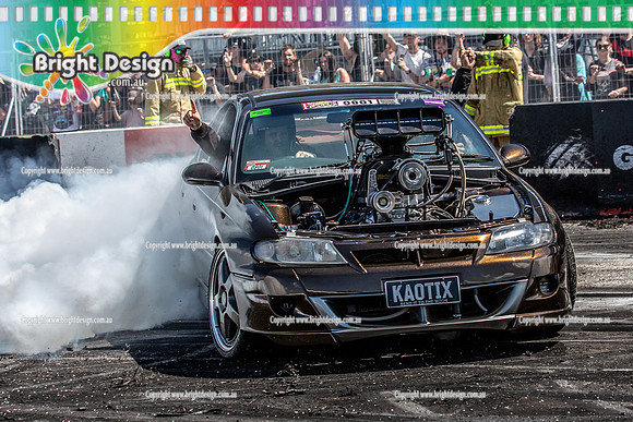 Summernats 34 Sunday 9 Jan 2022  BD__0604  KAOTIX BURNOUT
