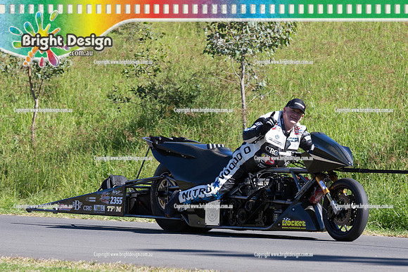 X-Champs @ Sydney Dragway SUN 4 May 2014  (6531)  BIKE TOP FUEL MOTORCYCLE  TFM 2355 CHRIS MATHESON