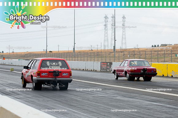 ANDRA John Taverna Classic #1 @ Calder Park Raceway March 1 2014  (12019)  TWIN355  SSAA 4047  ANDREW DARBY & SIN454  SSA 5619 RED CORTINA