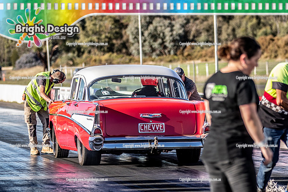 Street Machine Drag Challenge Weekend 3 SMDCW3 March 2022  BDMP0061  CHEVVE ROB BERTRAM