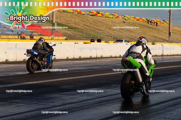 ANDRA Street Outlaws Drag Racing Quals Rnd 6 @ Calder Park 10 October 2014  (25742)  BIKE
