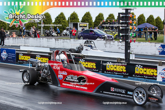 Summit Sportsman Series Rnd 1 Drag Racing 17 Jan 2015 @ Portland  (10076)  JAKEO CARTLEDGE MOTORSPORT 8706  junior dragster
