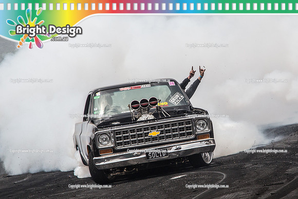 Summernats 28 Sunday 4 Jan 2015  BD  (7902)  SOLID BURNOUT