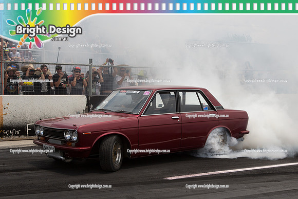 Summernats 28 Sunday 4 Jan 2015  BD  (7651)  QIK510 BURNOUT