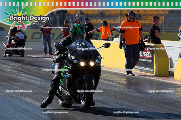 ANDRA Street Outlaws Drag Racing Quals Rnd 5 @ Calder Park 24 September 2014 (24856)  BIKE