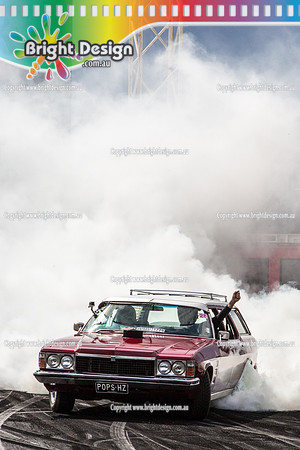 Summernats 28 Sunday 4 Jan 2015  BD  (8284)  POPSHZ BURNOUT