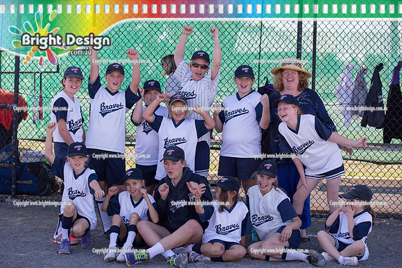 Berwisk Braves Softball  Club Finals Under 13 Girls  22 March 2015 (1395)