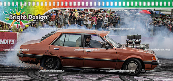 Summernats 34 Friday 7 Jan 2022  BDMP4334  NUNNAS BURNOUT
