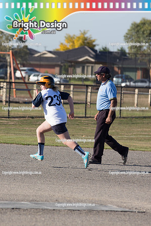 Berwisk Braves Softball  Club Finals Under 13 Girls  22 March 2015 (1004)