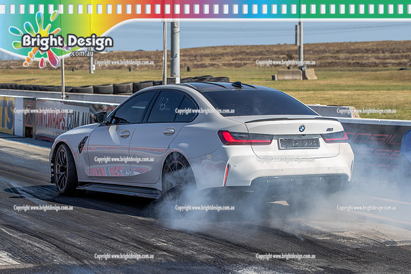 Fast Friday on Saturday @ Calder Park Drag Racing 12 October 2024 (171726) TBC WHITE BMW