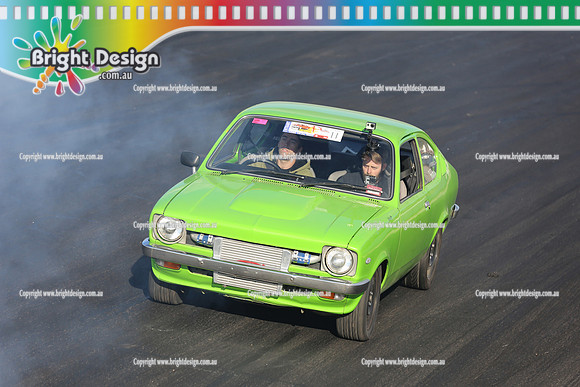 ECM - Easter Car Mania #1 Winton Raceway  SAT 19 April 2014  (2319)  GREEN GEMINI COUPE ENTRANT 11