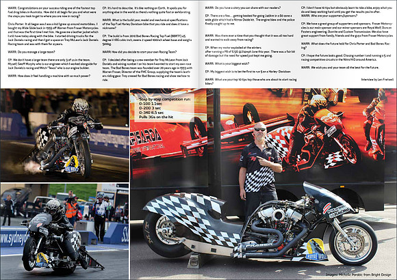 WARR Magazine Issue 2 - p30-31 Chris Porter Bad Bones Racing
