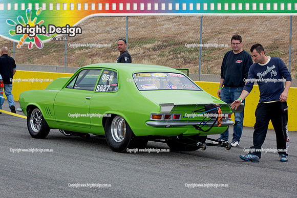 ANDRA John Taverna Classic #1 @ Calder Park Raceway March 1 2014  (11895)  SSA 5627  LIME GREEN