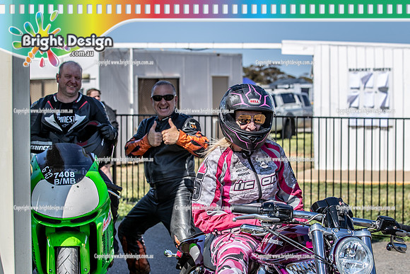 Sunset Nationals @ Mildura Sun 17 Sept 2023 (31487) CREW BIKE 7688 8021 MSVRD CHERYL BEDDOES PURPLE